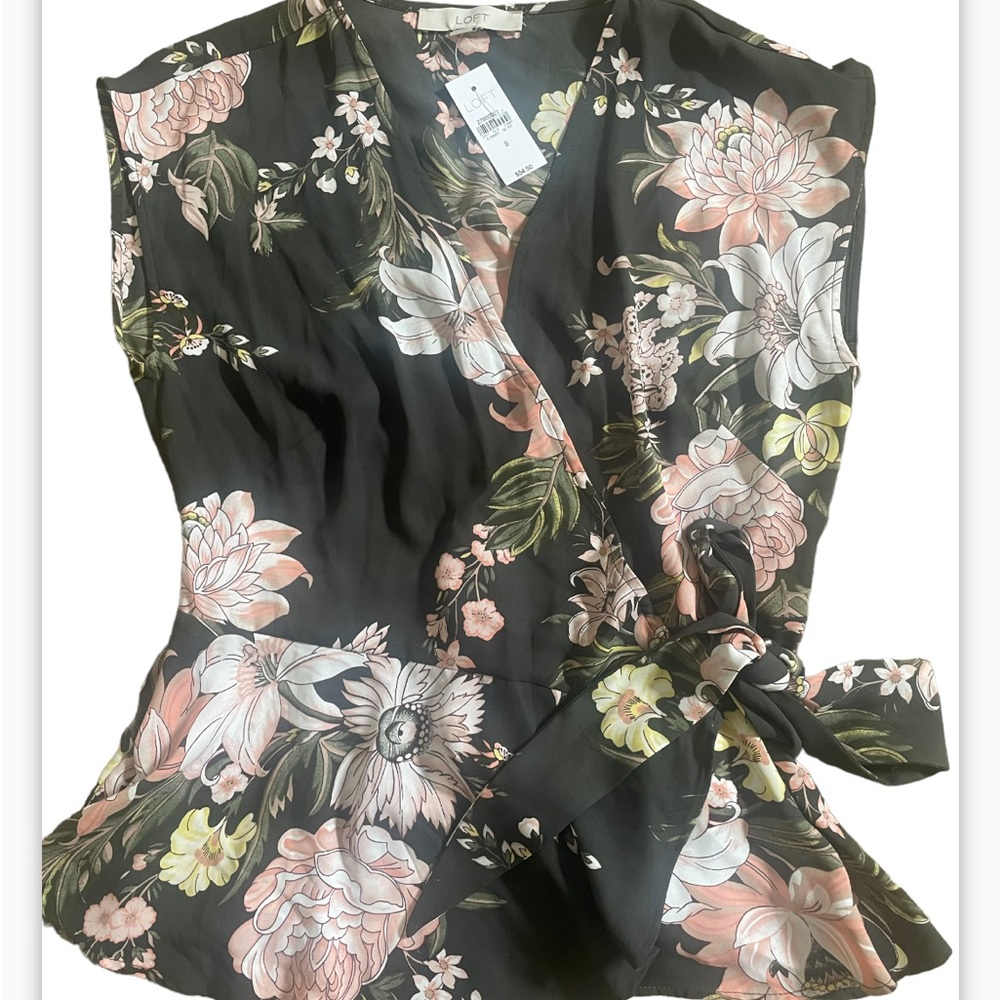 New LOFT wrap blouse